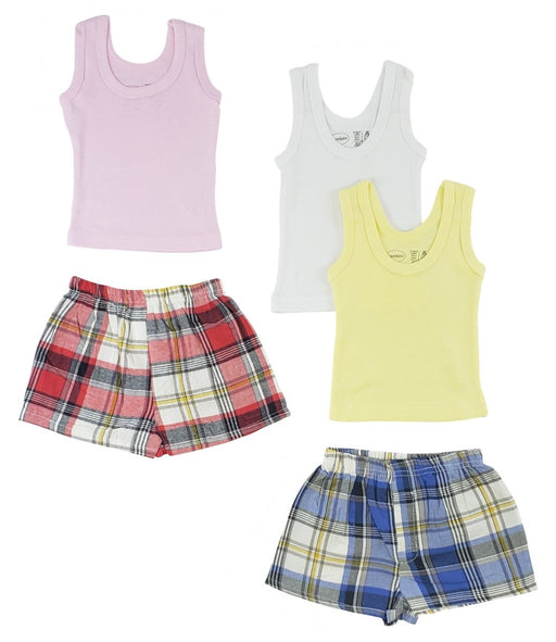 Girls Tank Tops And Boxer Shorts Cs_0215nb - Kidsplace.store