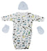 Gown, Cap And Mittens - 3 Pc Set Cs_0042 - Kidsplace.store