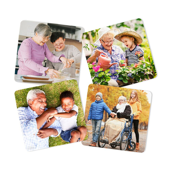 Grandparents Puzzles, Set of 4 - Kidsplace.store