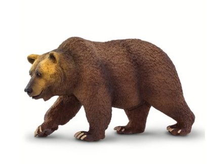 Grizzly Bear Figurine - Kidsplace.store