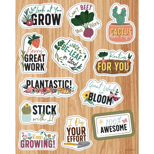 Grow Together Motivators Shape Stickers, 72 Per Pack, 12 Packs - Kidsplace.store