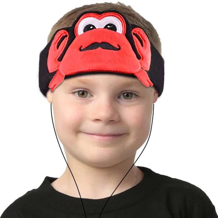 H1 Adjustable Fleece Headband Headphones, Crab - Kidsplace.store