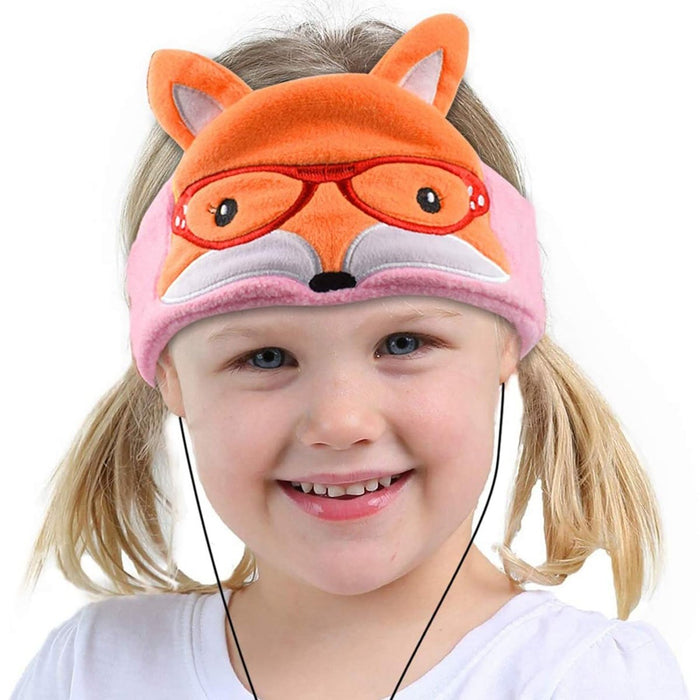 H1 Adjustable Fleece Headband Headphones, Fox - Kidsplace.store