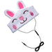 H1 Adjustable Fleece Headband Headphones, Rabbit - Kidsplace.store