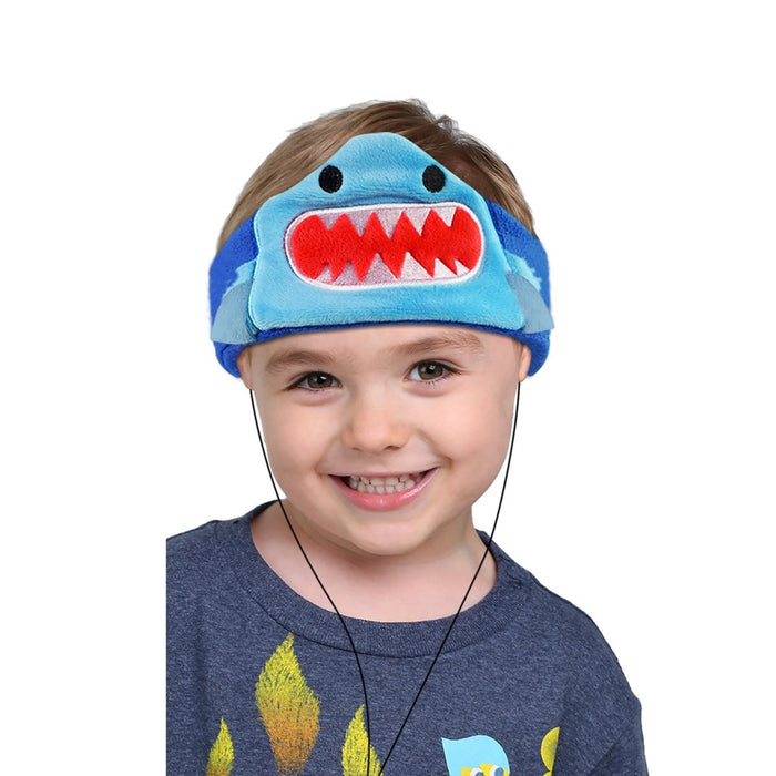 H1 Adjustable Fleece Headband Headphones, Shark - Kidsplace.store