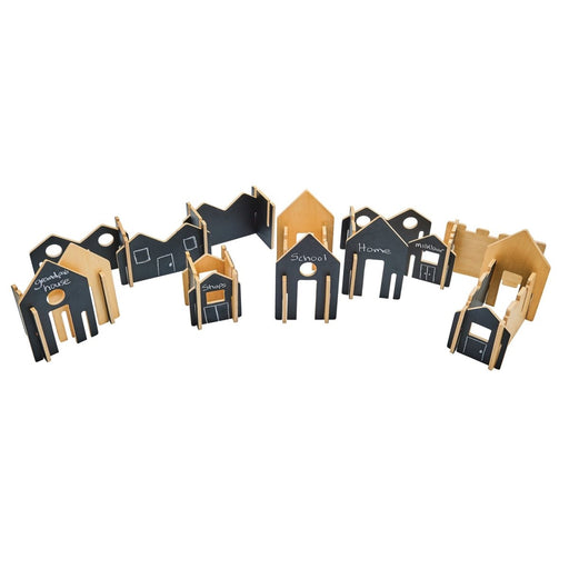 Happy Architect Wooden Blocks - Create 'N' Play - Set of 28 - Ages 2+ - Kidsplace.store