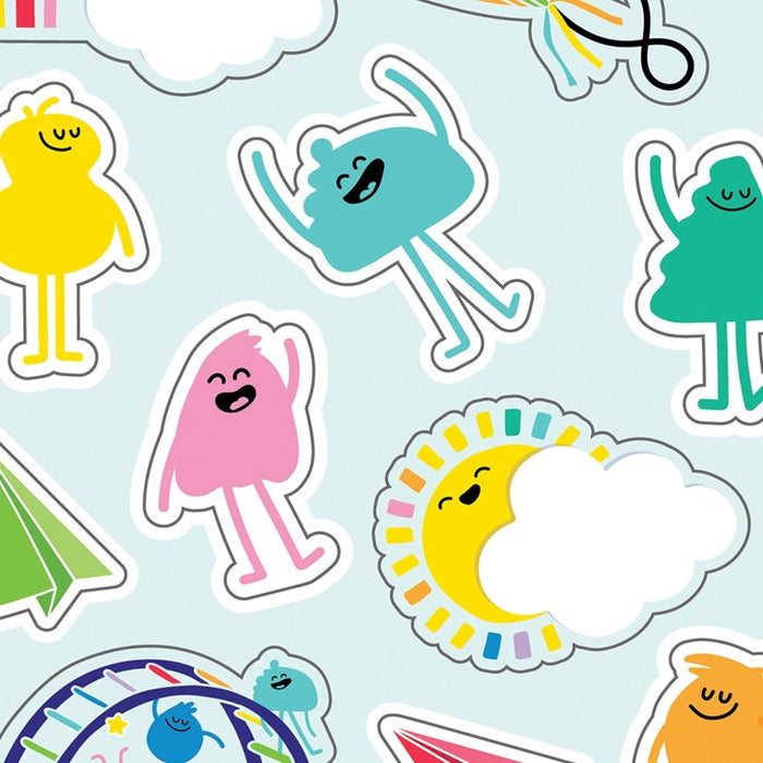 Happy Place Shape Stickers, 72 Per Pack, 12 Packs - Kidsplace.store