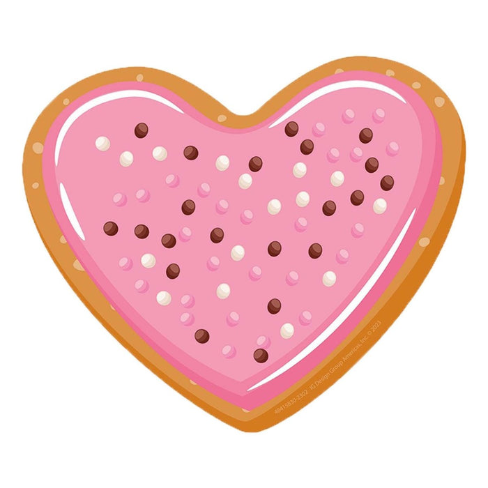 Heart Cookies Paper Cut - Outs, 36 Per Pack, 3 Packs - Kidsplace.store