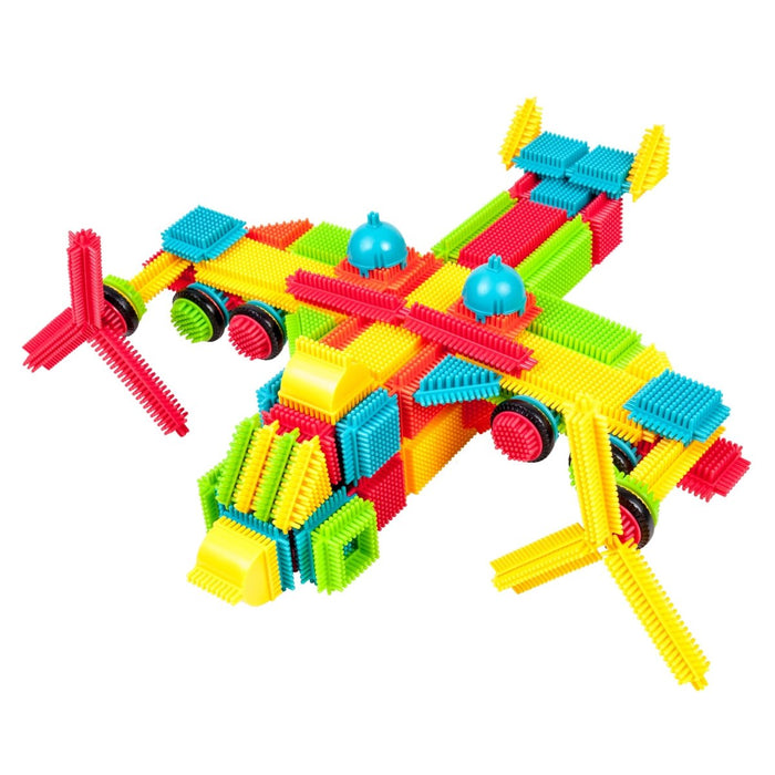 Hedgehog Lock Tiles Building Blocks, 240 - Piece - Kidsplace.store