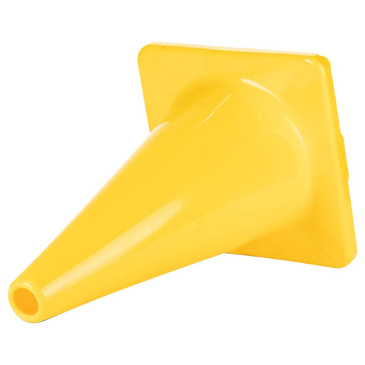 Hi - Visibility Flexible Vinyl Cone, weighted, 12", Yellow - Kidsplace.store