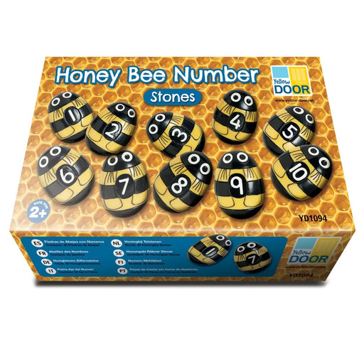 Honey Bee Number Stones, Set of 20 - Kidsplace.store