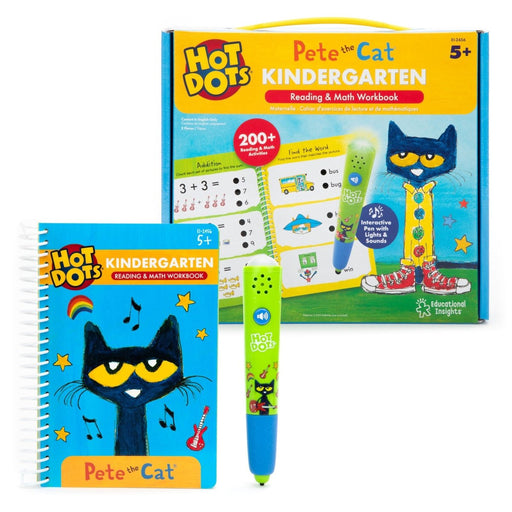 Hot Dots® Pete the Cat® Kindergarten Reading & Math - Kidsplace.store