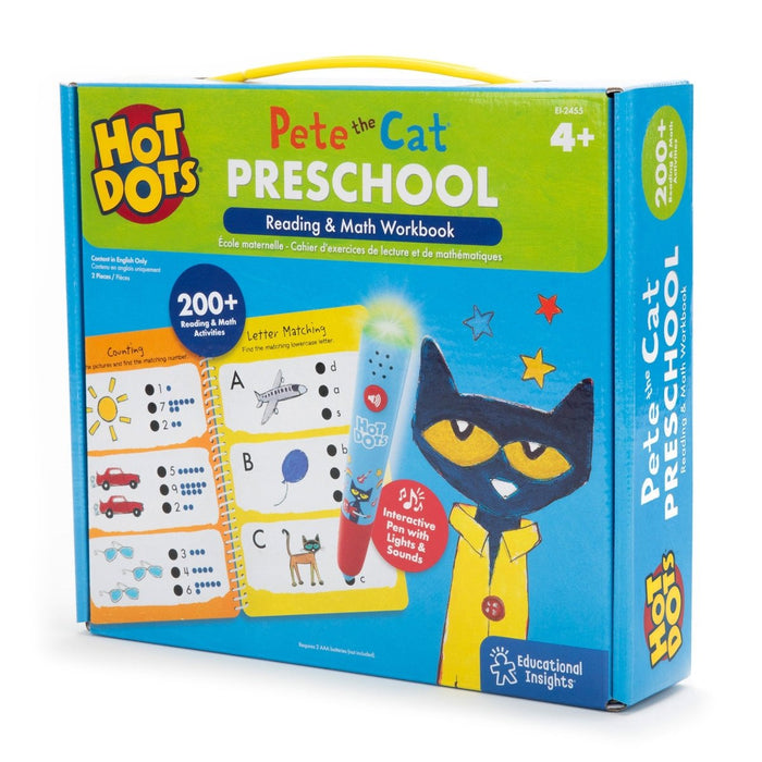 Hot Dots® Pete the Cat® Preschool Reading & Math - Kidsplace.store