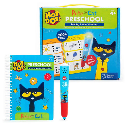 Hot Dots® Pete the Cat® Preschool Reading & Math - Kidsplace.store