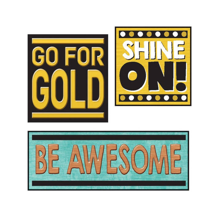 I ♥ Metal Motivating Messages superShapes Stickers - Large, 88 Per Pack, 6 Packs - Kidsplace.store