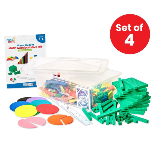 Individual Student Manipulative Kits, Grades 3 - 5, Set of 4 - Kidsplace.store