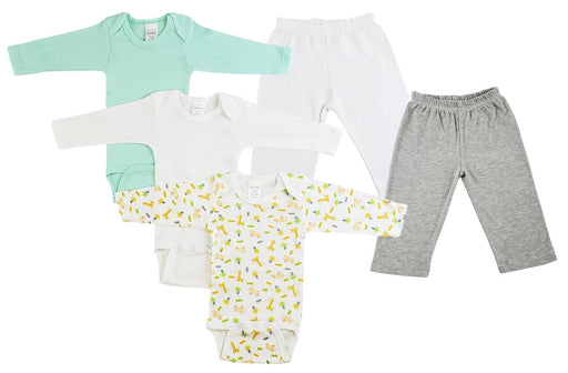 Infant Boys Long Sleeve Onezies And Track Sweatpants Cs_0466nb - Kidsplace.store