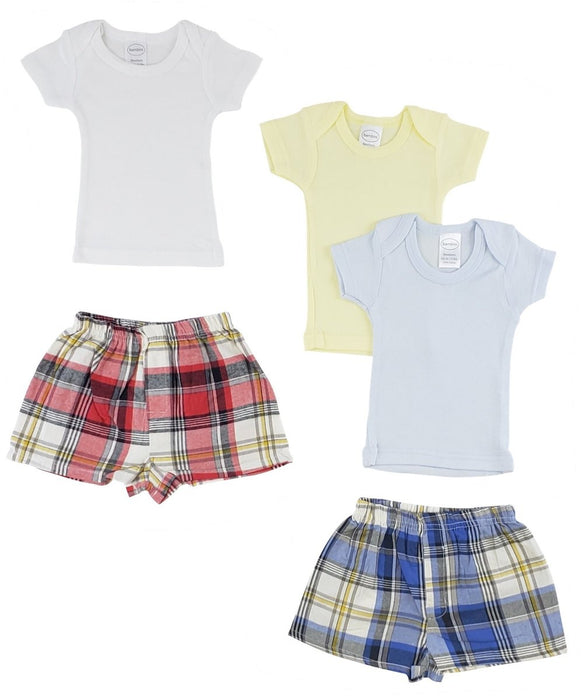 Infant Boys T-shirts And Boxer Shorts Cs_0219m - Kidsplace.store