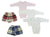 Infant Girls Long Sleeve Onezies And Boxer Shorts Cs_0222nb - Kidsplace.store