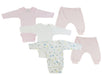 Infant Girls Long Sleeve Onezies And Joggers Cs_0510s - Kidsplace.store