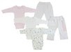 Infant Girls Long Sleeve Onezies And Track Sweatpants Cs_0451nb - Kidsplace.store