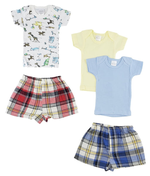 Infant Girls T-shirts And Boxer Shorts Cs_0220s - Kidsplace.store