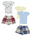 Infant Girls T-shirts And Boxer Shorts Cs_0220s - Kidsplace.store