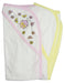Infant Hooded Bath Towel (pack Of 2) 021-pink--021b-yellow - Kidsplace.store