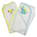Infant Hooded Bath Towel (pack Of 2) 021-yellow--021b-blue - Kidsplace.store
