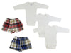 Infant Long Sleeve Onezies And Boxer Shorts Cs_0212s - Kidsplace.store