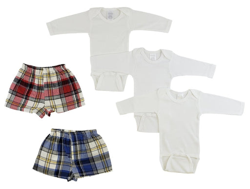 Infant Long Sleeve Onezies And Boxer Shorts Cs_0212s - Kidsplace.store