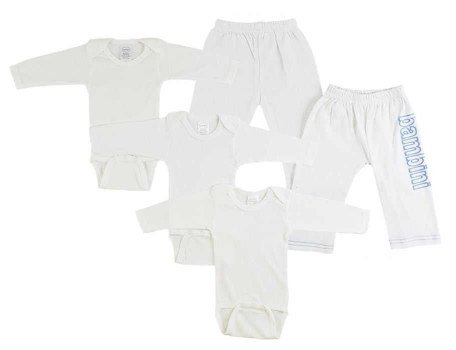 Infant Long Sleeve Onezies And Track Sweatpants Cs_0430s - Kidsplace.store