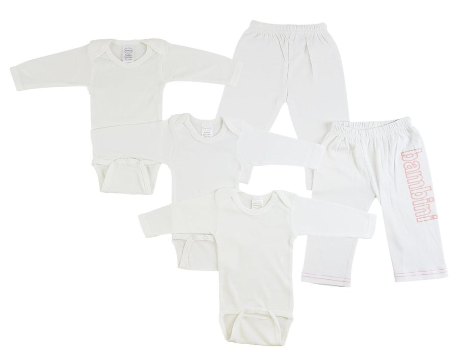 Infant Long Sleeve Onezies And Track Sweatpants Cs_0444nb - Kidsplace.store