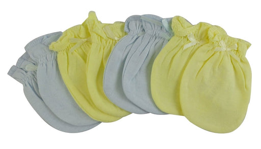 Infant Mittens (pack Of 4) 116-blue-yellow-4-pack - Kidsplace.store