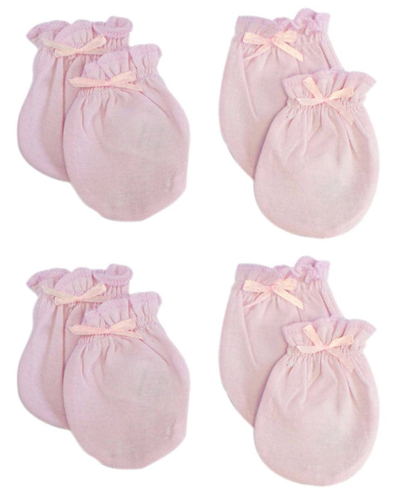 Infant Mittens (pack Of 4) 116-pink-4-pack - Kidsplace.store