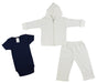Infant Sweatshirt, Onezie And Pants - 3 Pc Set Cs_0226l - Kidsplace.store