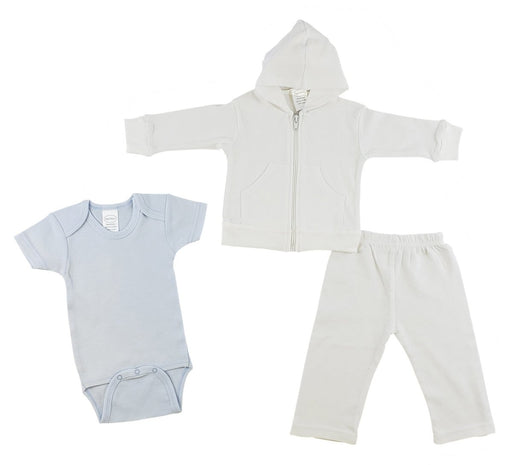 Infant Sweatshirt, Onezie And Pants - 3 Pc Set Cs_0228m - Kidsplace.store