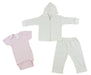 Infant Sweatshirt, Onezie And Pants - 3 Pc Set Cs_0229l - Kidsplace.store