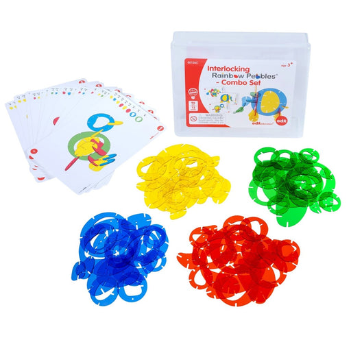 Interlocking Rainbow Pebbles Combo Set - Kidsplace.store