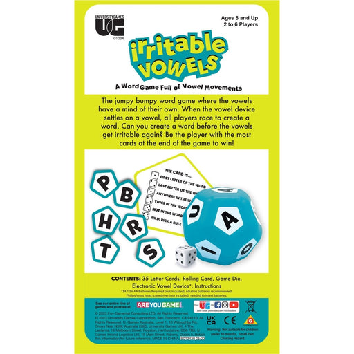 Irritable Vowels Game - Kidsplace.store