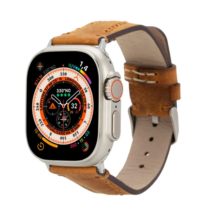 Jeffrey Leather Bands for Apple Watch Ultra,8,7 and SE - Kidsplace.store