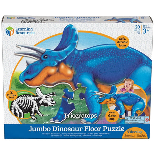 Jumbo Dinosaur Floor Puzzle Triceratops - Kidsplace.store