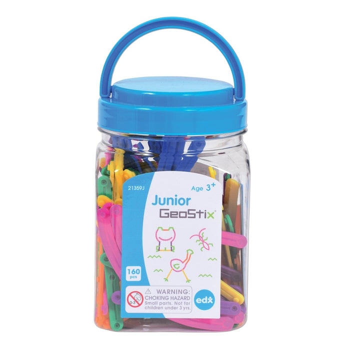 Junior GeoStix - Mini Jar - Set of 160 - Kidsplace.store