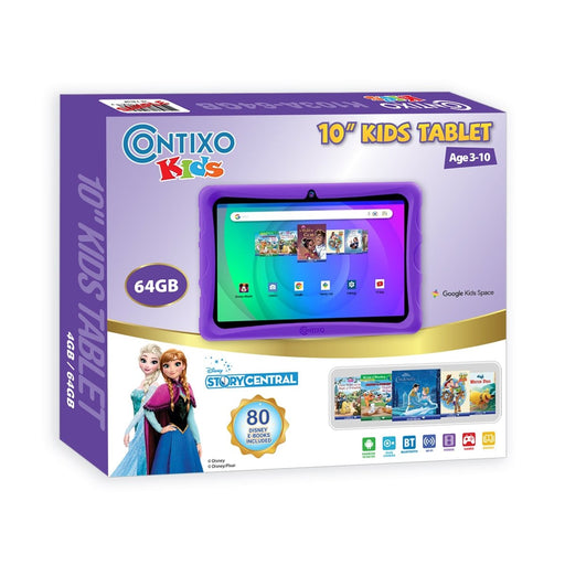 K103 - A Purple 10 - Inch Kids 64GB HD Tablet - Kidsplace.store