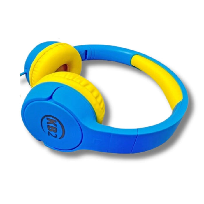 KB2 Premium Kids Headphones, Blue, Pack of 2 - Kidsplace.store