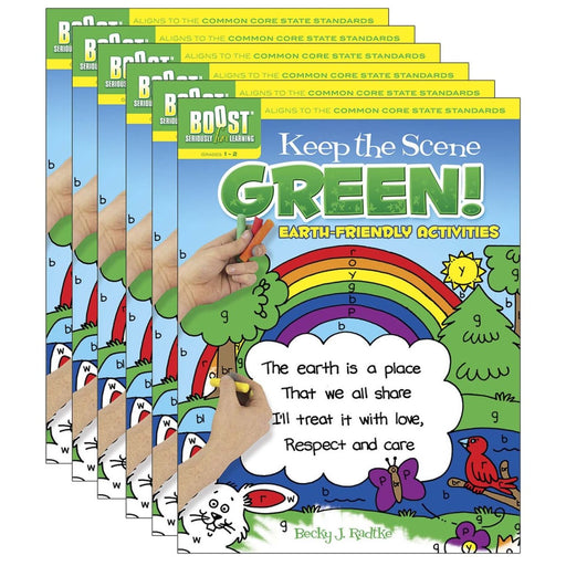 Keep the Scene Green!: Earth-Friendly Activities, Pack of 6 - Kidsplace.store