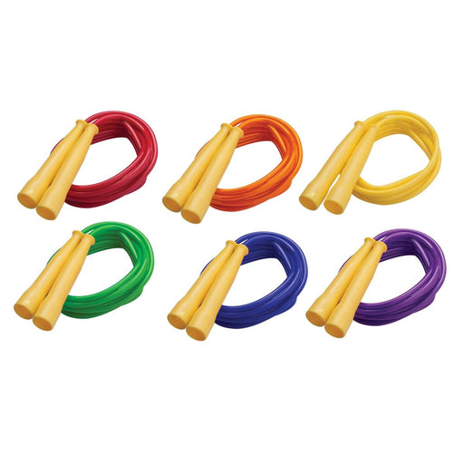 Licorice Speed Jump Rope, 8' with Yellow Handles, Pack of 6 - Kidsplace.store