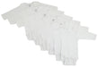 Long Sleeve White Onezie 6 Pack Cs_009m_009m - Kidsplace.store