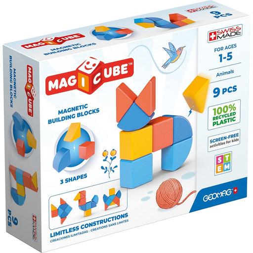 Magicubes Shapes Recycled, 9 Pieces - Kidsplace.store