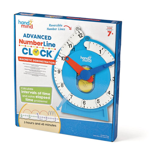 Magnetic Demonstration Advanced NumberLine Clock - Kidsplace.store